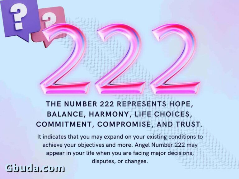 222 angel number meaning