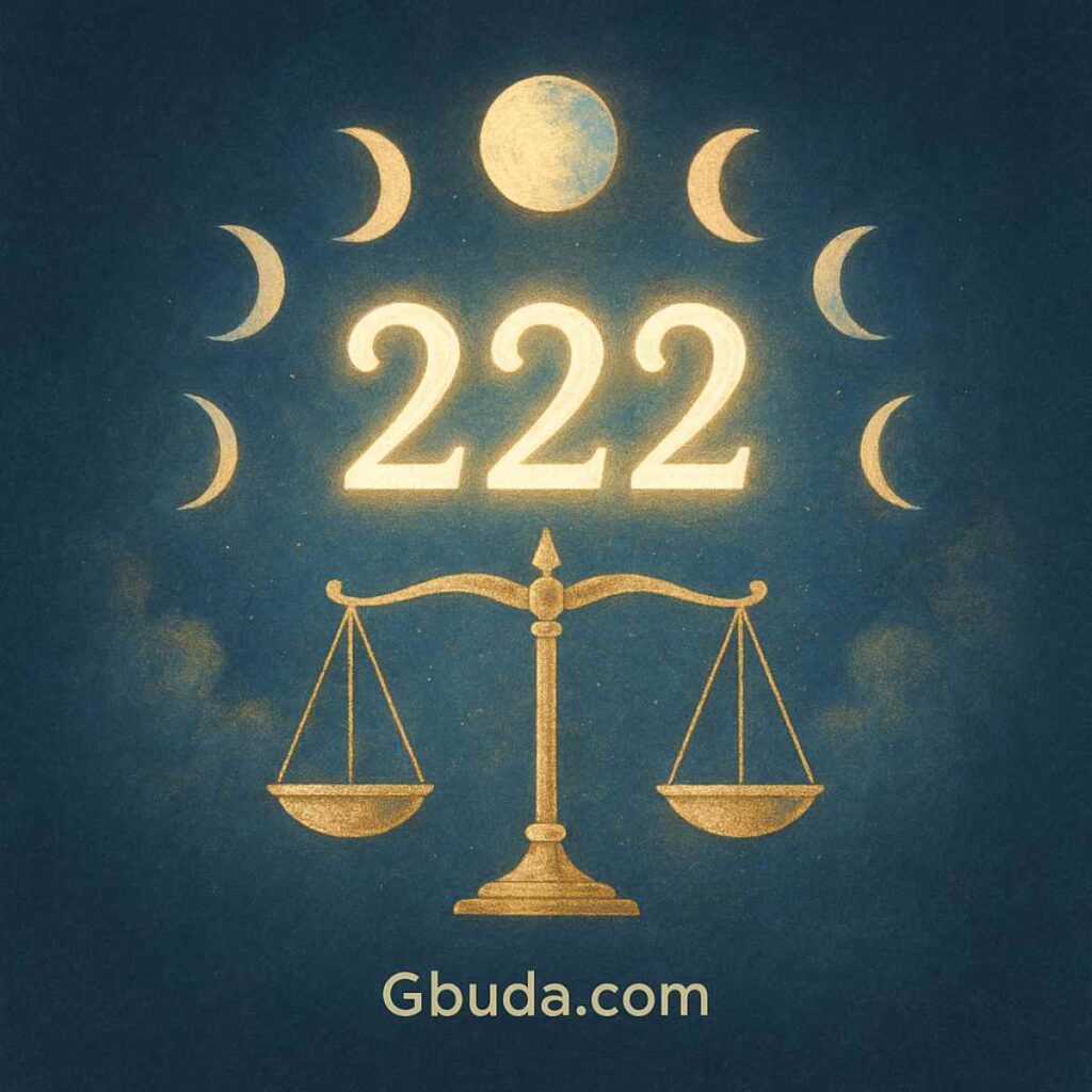 222 angel number meaning – balance, moon energy influence, and spiritual duality