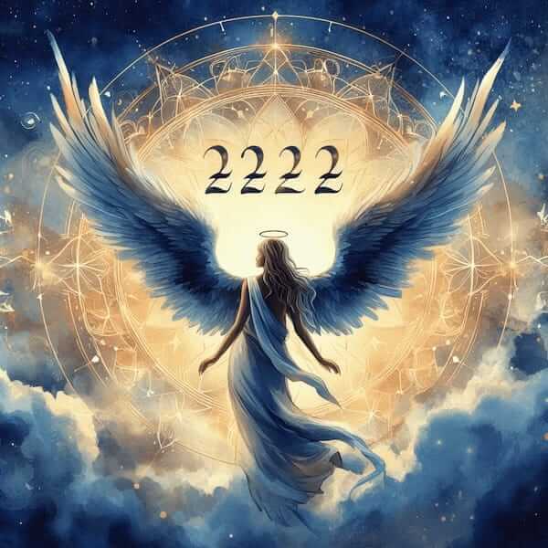 2222 angel number meaning love