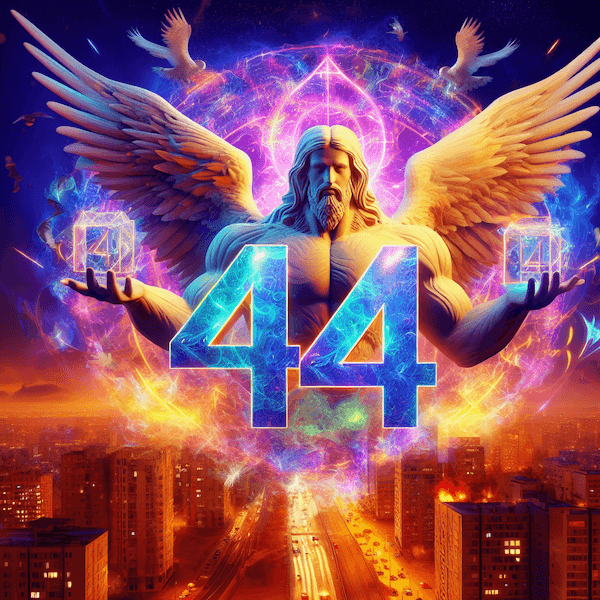 44 angel number meaning love