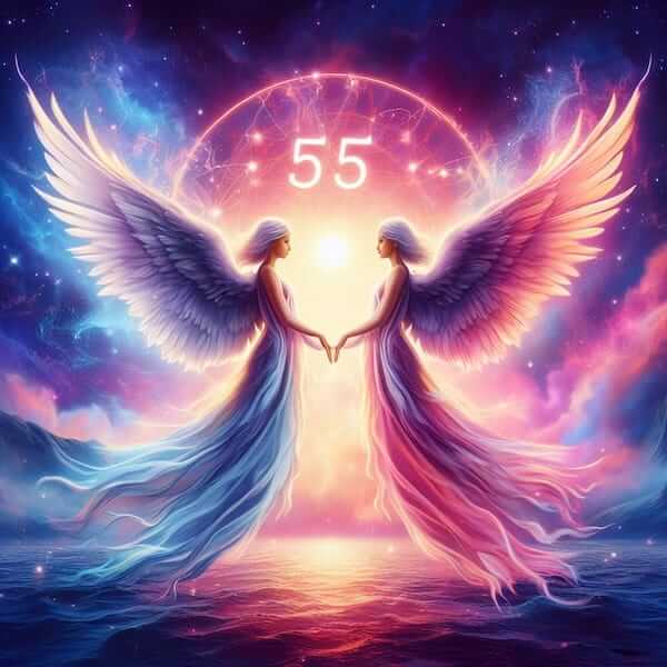 55 angel number twin flame separation