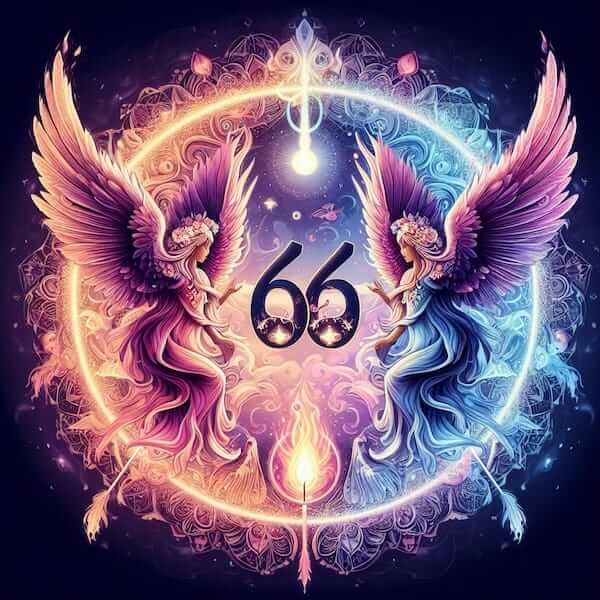 66 angel number twin flame